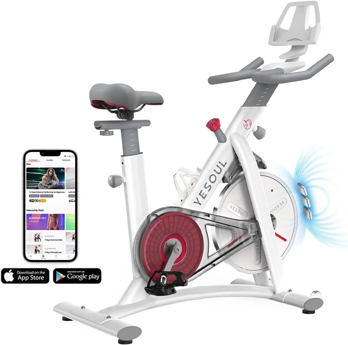 Smart Magnetic Resistance Exercise Bike for Home Indoor Cycling