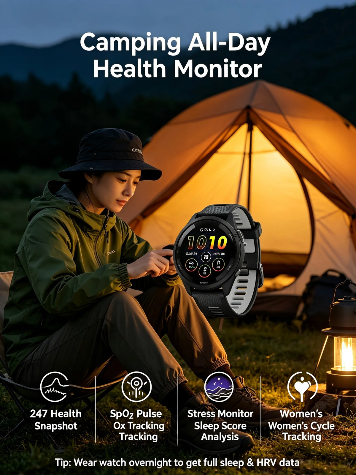 Garmin Forerunner 265 GPS Running Smartwatch With Heart Rate Monitoring