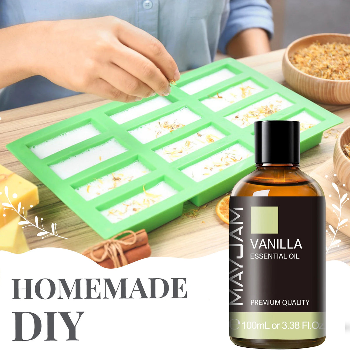 Mayjam Pure Essential Oil Blend Featuring Vanilla And Sweet Orange