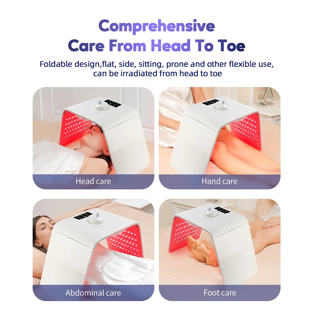 Foreverlily Foldable LED Skin Rejuvenation And Nano Spray Device