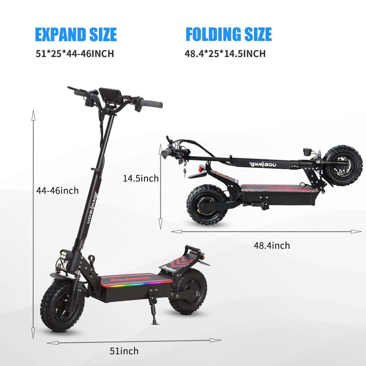 Arwibon Q30 Adult Folding Electric Scooter With Powerful Motor