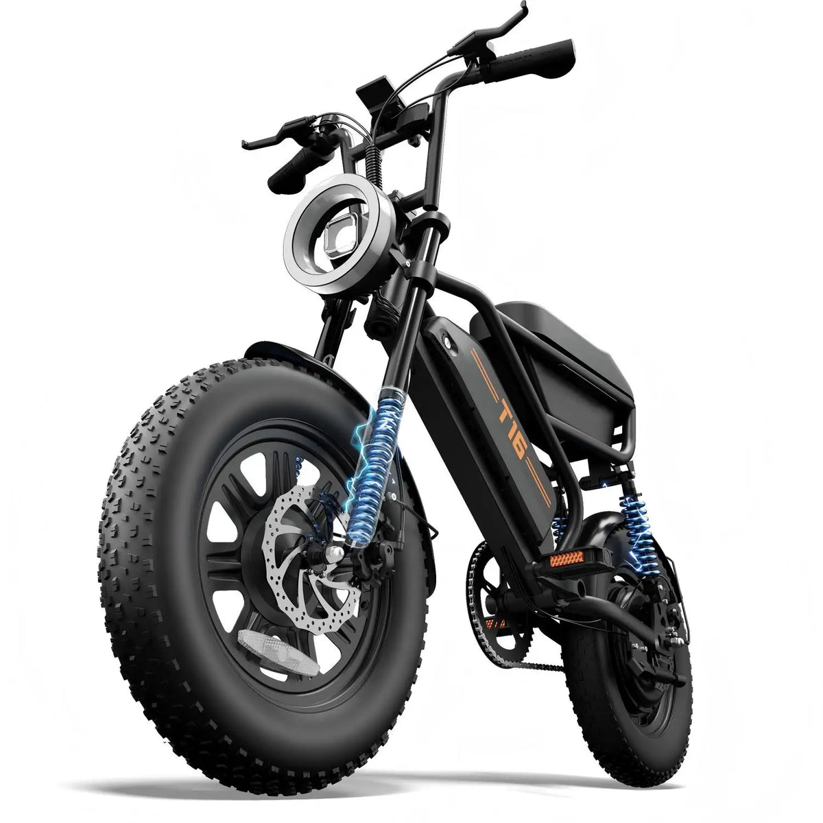 URLIFE T16 Electric Bike With Full Suspension And Storage Box