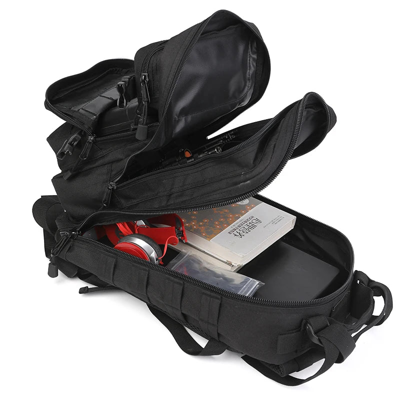 LQARMY Durable Tactical Backpack For Outdoor Hiking And Travel
