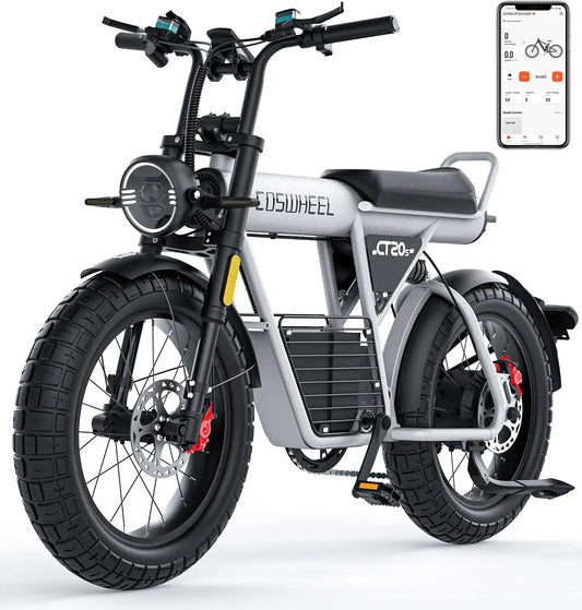 Coswheel 60V Electric Bike Fat Tire Dual Hydraulic Offroad E-Bike