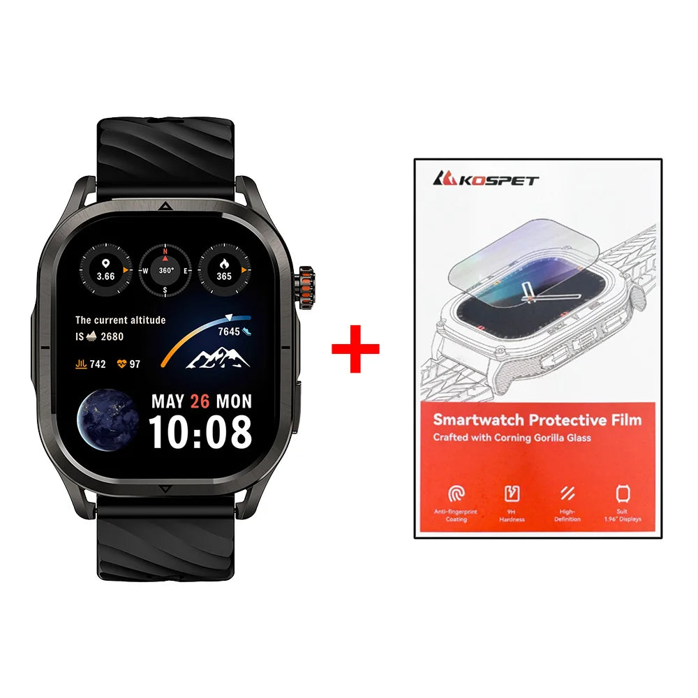 KOSPET Magic P10 GPS Smartwatch With AMOLED Screen IP69K Waterproof