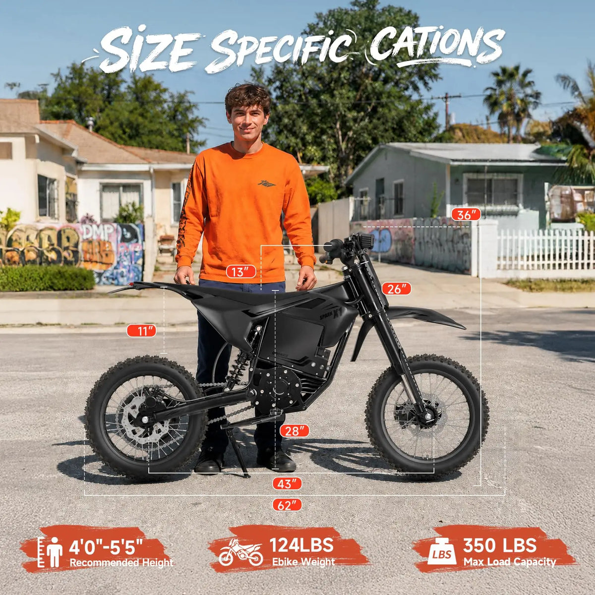 Qronge X1 Spark Electric Dirt Bike With 4500W Peak Motor