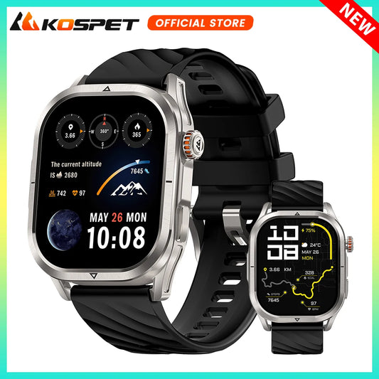 KOSPET Magic P10 GPS Smartwatch With AMOLED Screen IP69K Waterproof