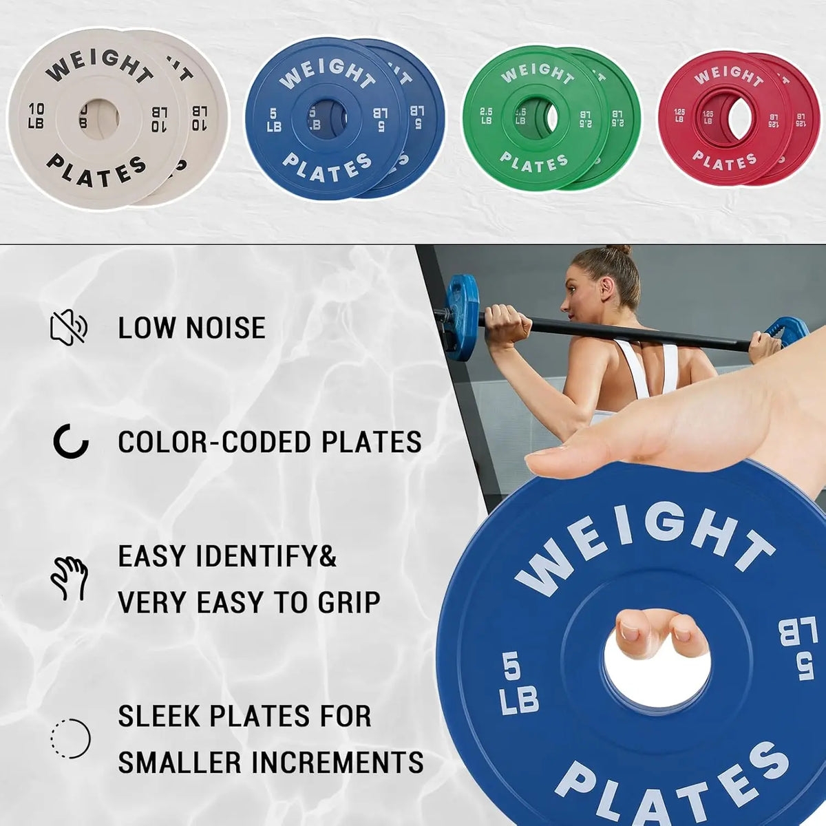 TWISTER CK Rubber Coated Bumper Plates For Strength Training