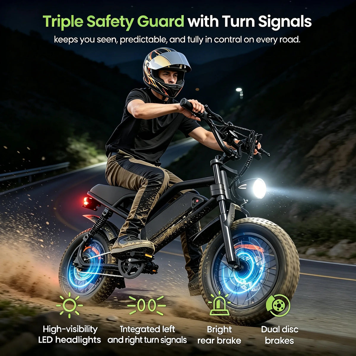 Eilleo Spacewalk Full Suspension Fat Tire Electric Bike