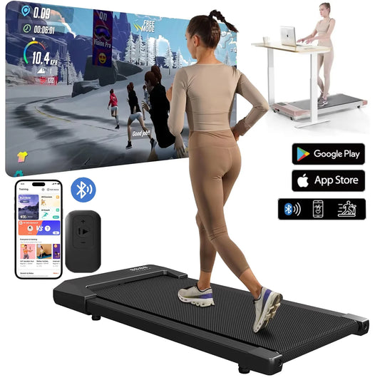 Superun Bluetooth Treadmill For Home With Wireless Heart Rate Monitor