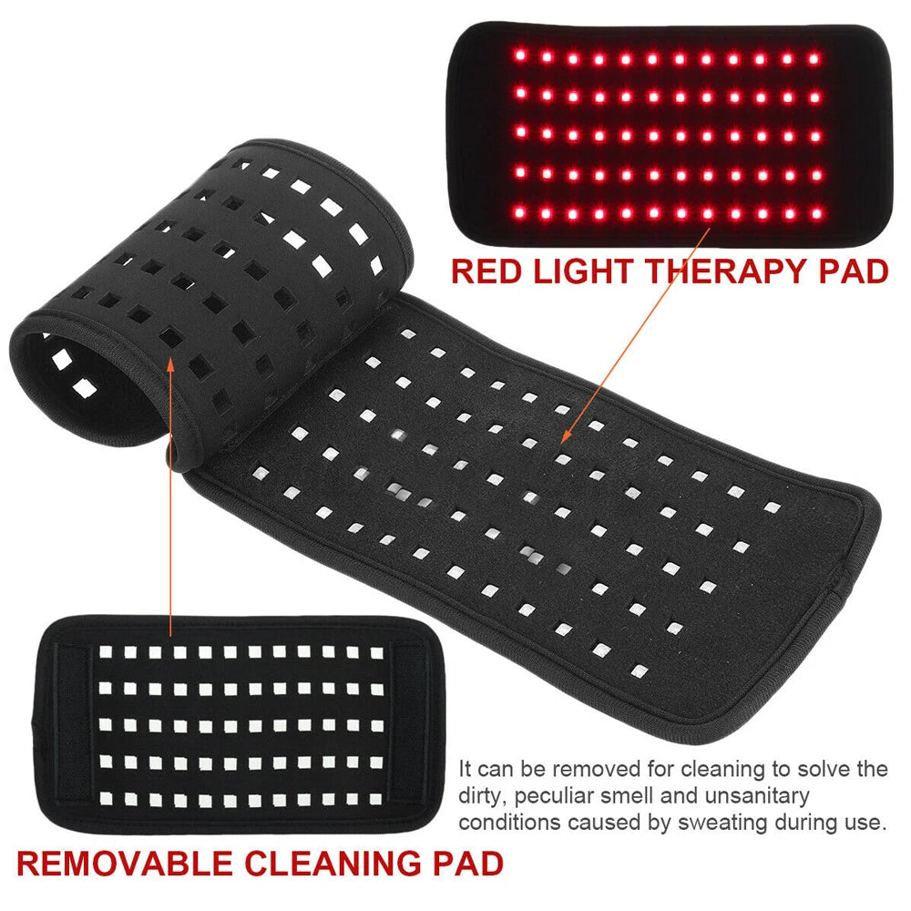 Infrared LED Light Therapy Heat Pad For Body Pain Relief