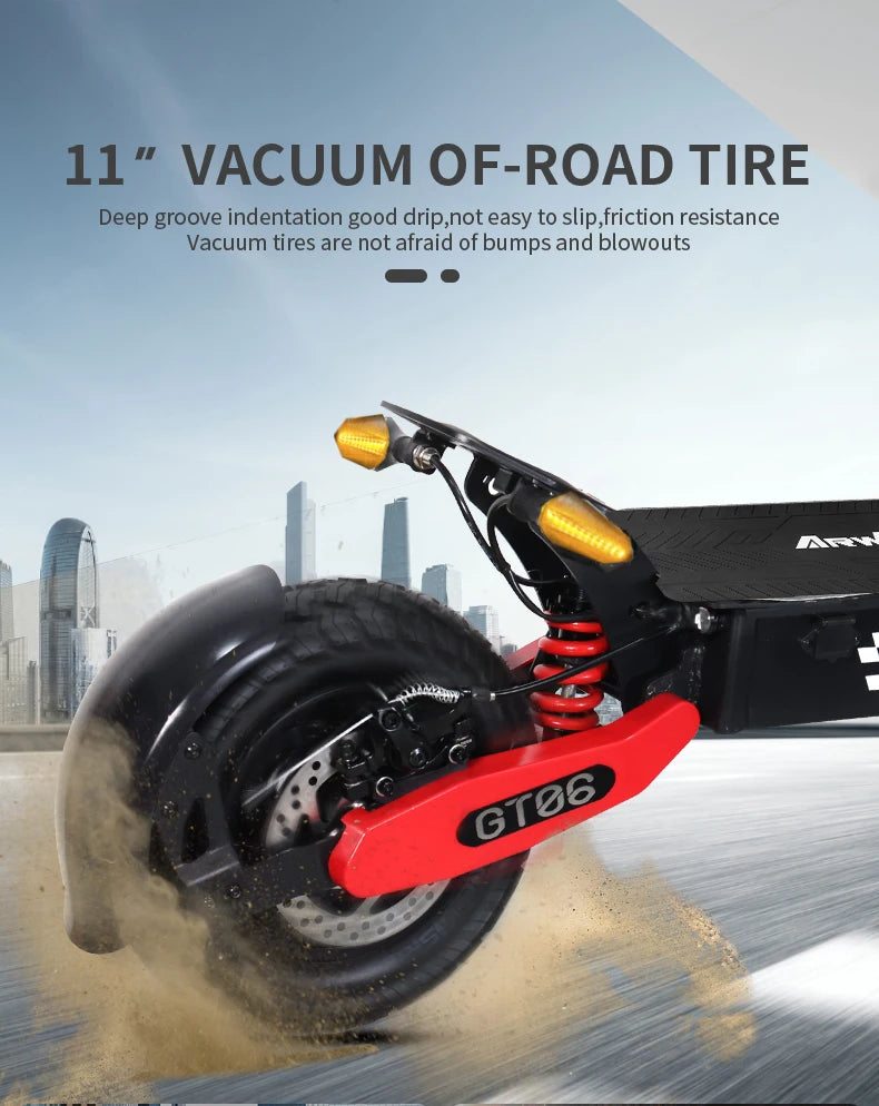 Arwibon 1200W Foldable Electric Scooter For Adult Riders