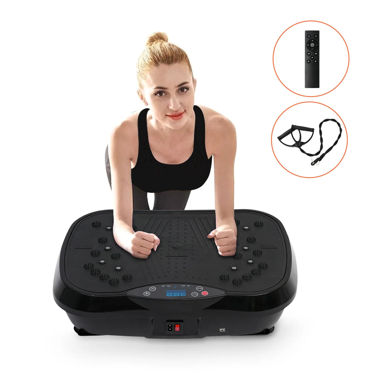 Portable Whole Body Vibration Exercise Fitness Plate Machine