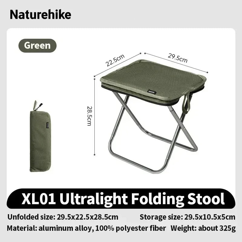 Naturehike Lightweight Foldable Camping Seat Packable Hiking Stool