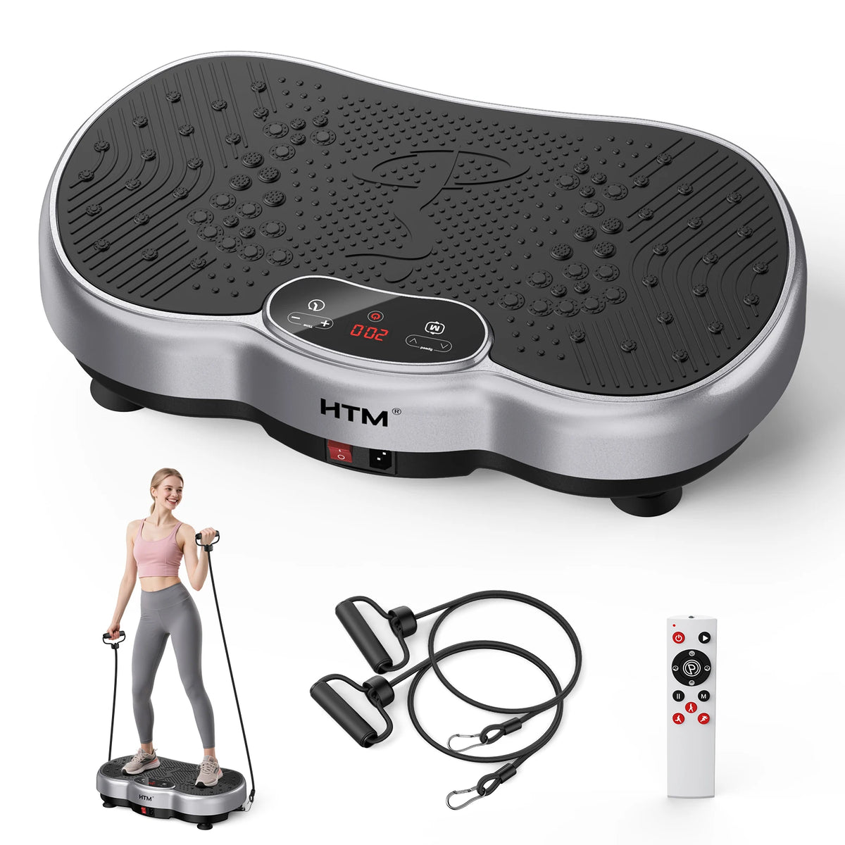 HTM Professional Whole Body Vibration Plate Workout Machine