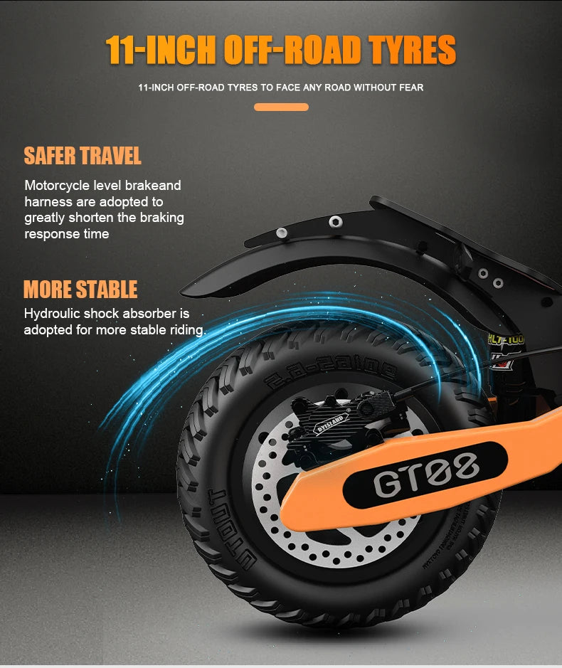 Arwibon GT08 High Performance Adult Folding Electric Scooter