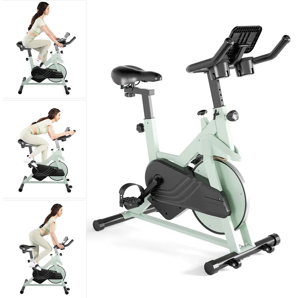 LACUFFY Magnetic Exercise Bike With Bluetooth And Quiet Resistance