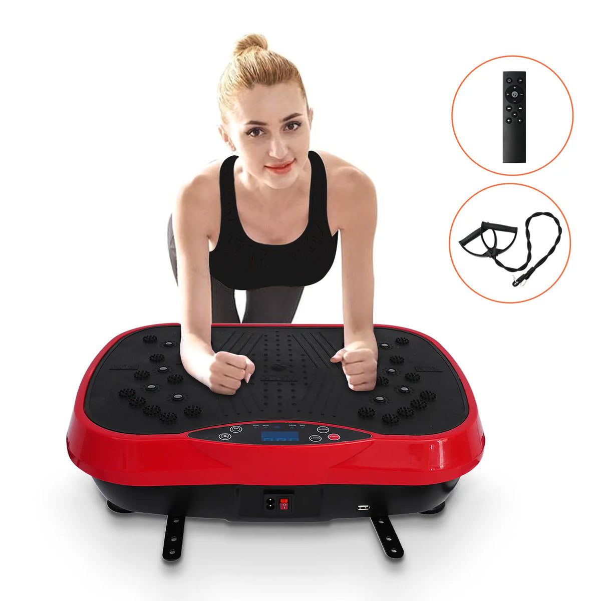 Portable Whole Body Vibration Exercise Fitness Plate Machine