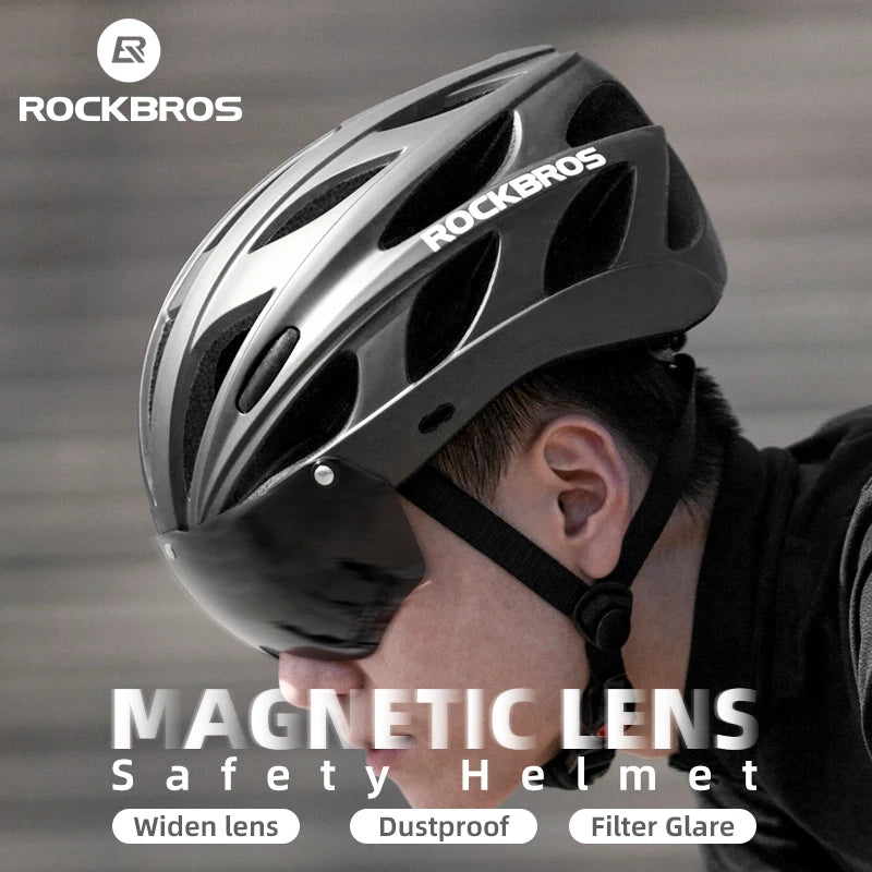 ROCKBROS Lightweight Breathable Cycling Safety Helmet For Adults