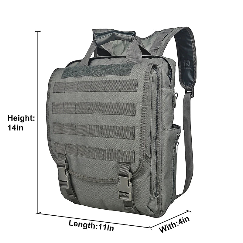 LQARMY Tactical Molle Backpack Waterproof Nylon Messenger Bag