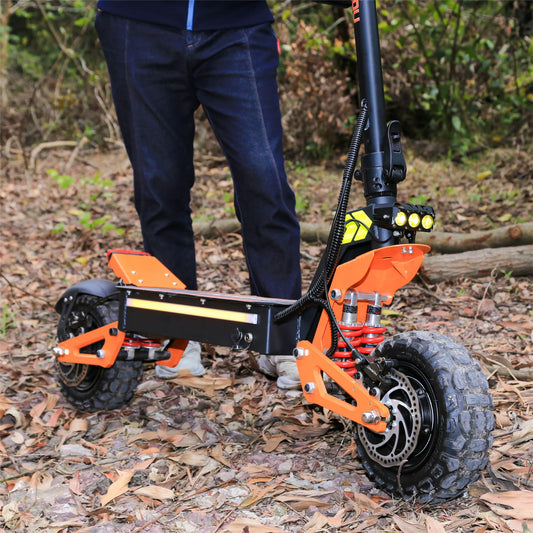 Foldable Dual Motor Off Road Electric Scooter With Hydraulic Brakes