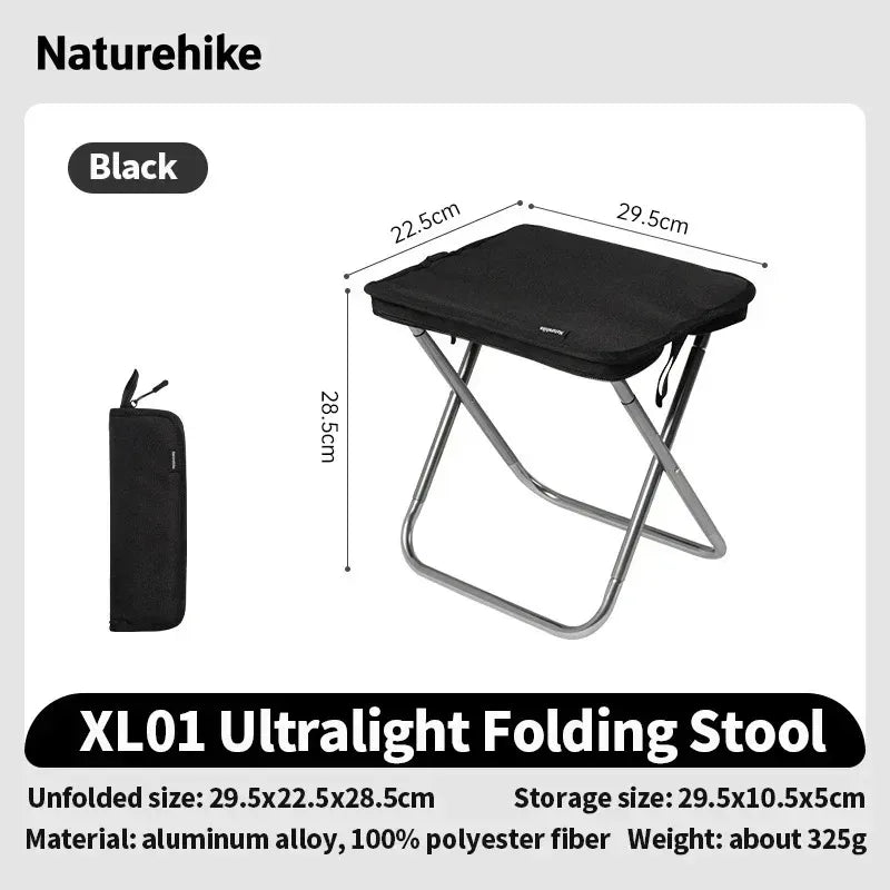 Naturehike Lightweight Foldable Camping Seat Packable Hiking Stool