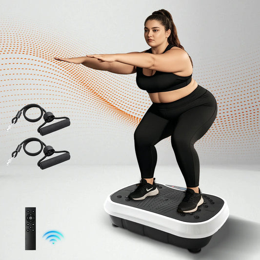 Portable Vibration Plate Exercise Machine Bluetooth Remote Adjustable Speed