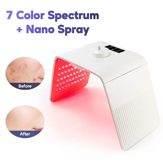 Foreverlily Foldable LED Skin Rejuvenation And Nano Spray Device