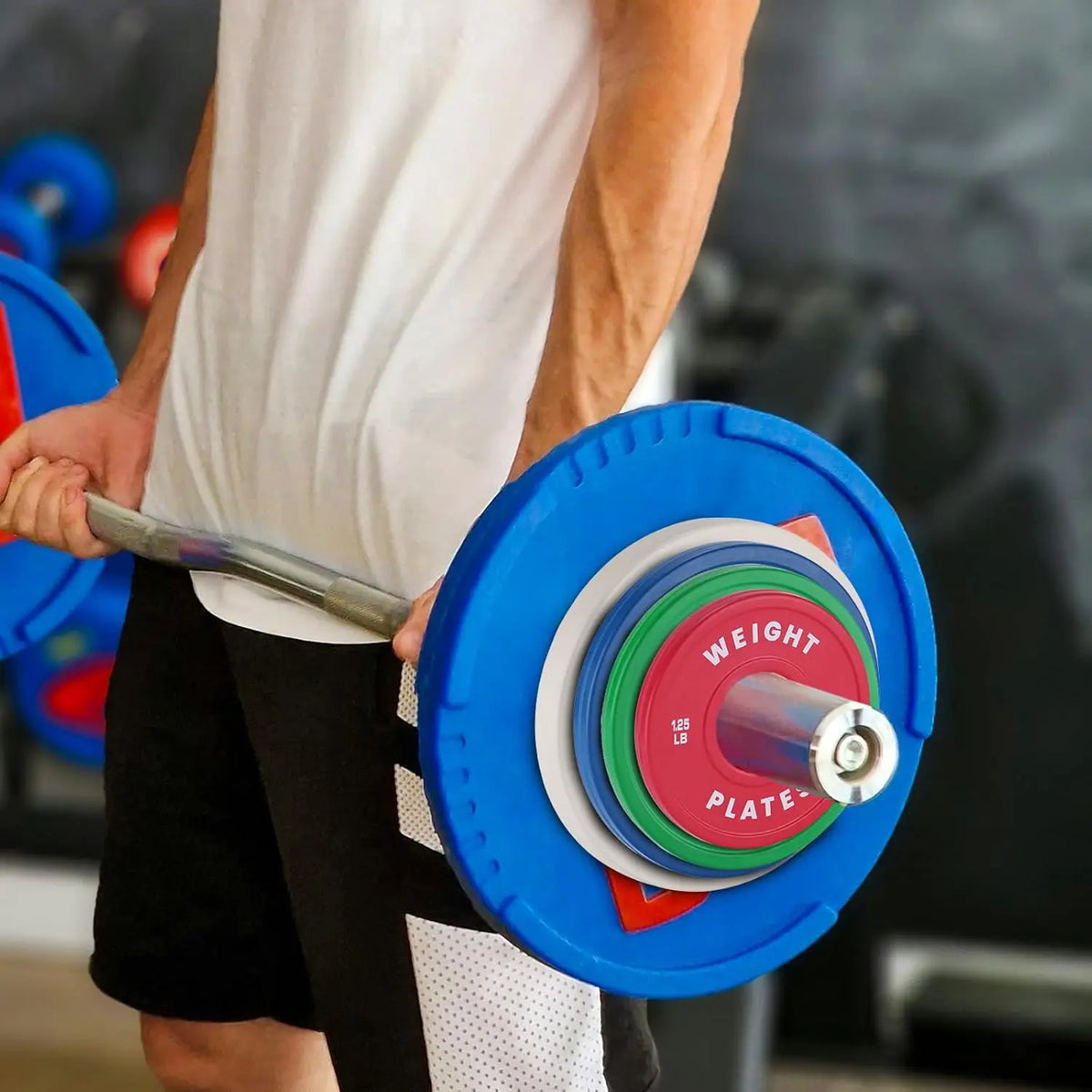 TWISTER CK Rubber Coated Bumper Plates For Strength Training