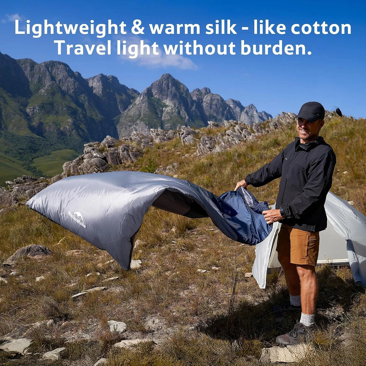 Naturehike Ultralight Envelope Sleeping Bag For Camping Hiking