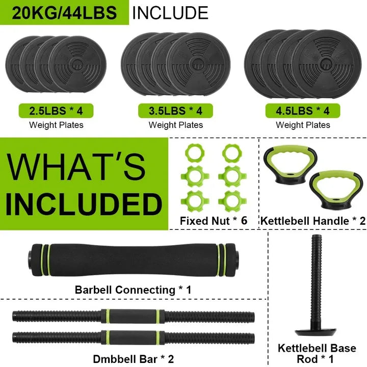 Twister Ck Adjustable Dumbbells Weight Set For Home Gym Fitness