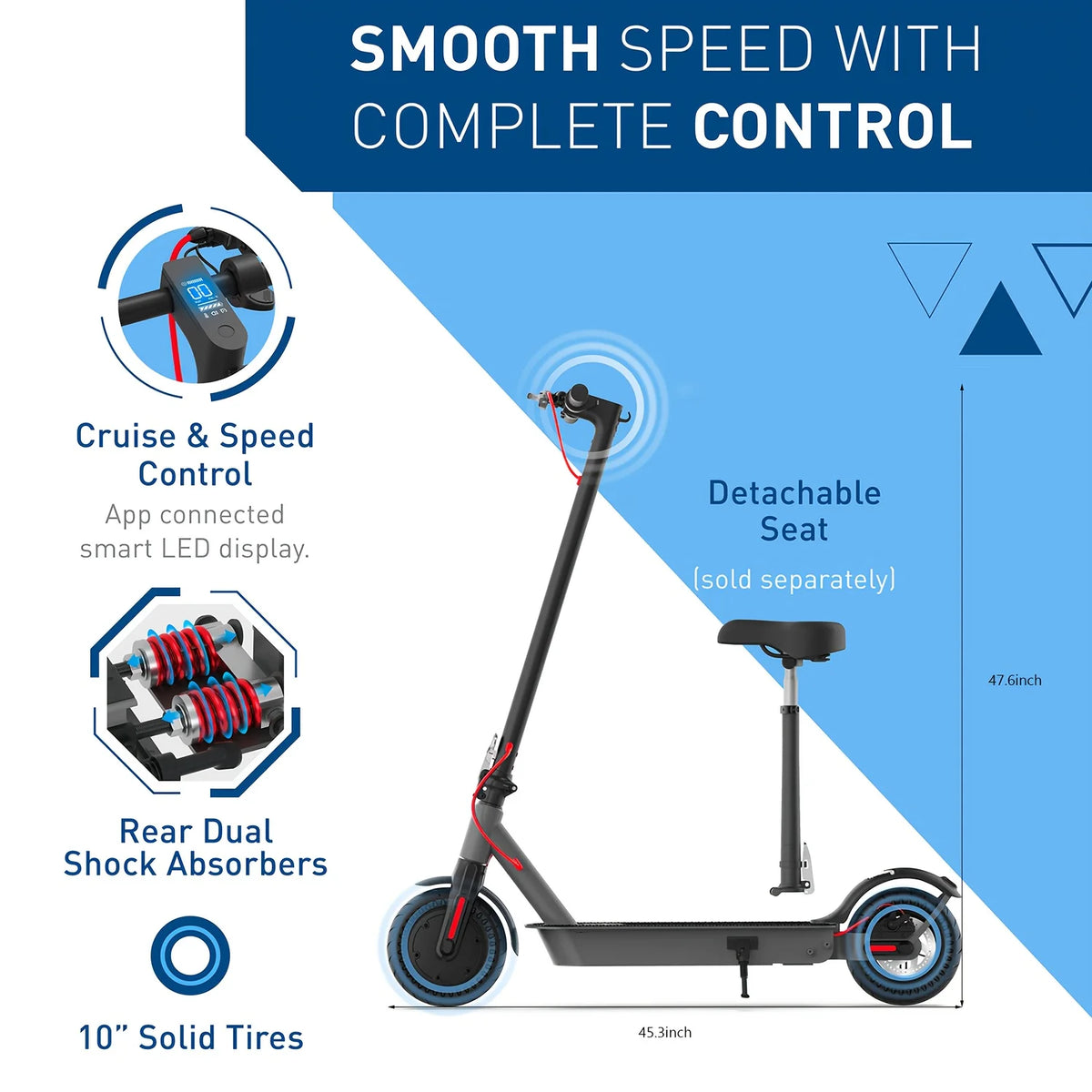 Hiboy S2 Pro 500W Folding Electric Scooter For Adults
