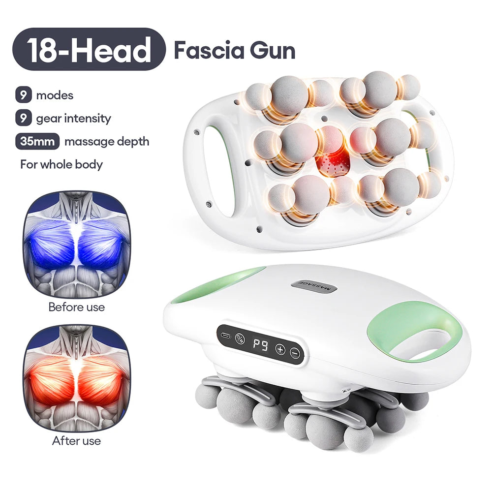 Iebilif Wireless Massage Gun For Deep Tissue Muscle Relief