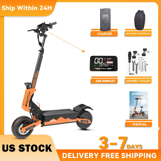 Arwibon GT08 High Performance Adult Folding Electric Scooter