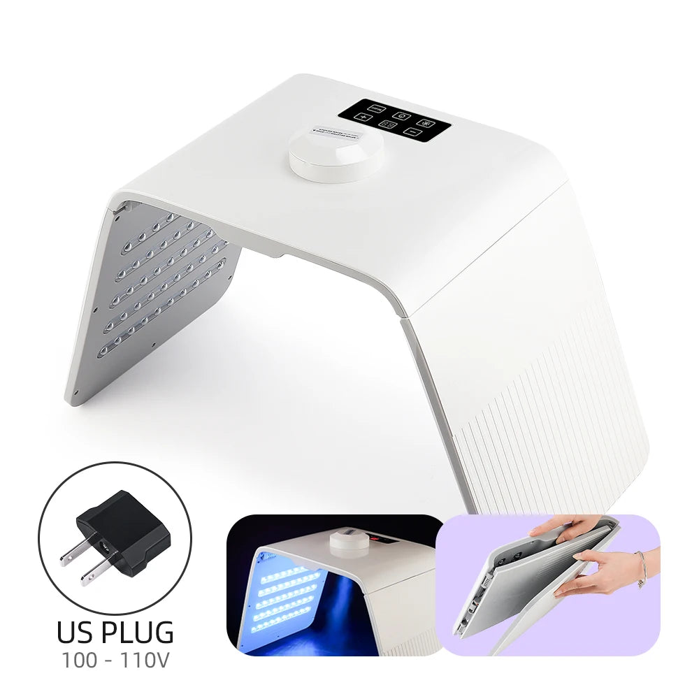 Foreverlily Foldable LED Skin Rejuvenation And Nano Spray Device
