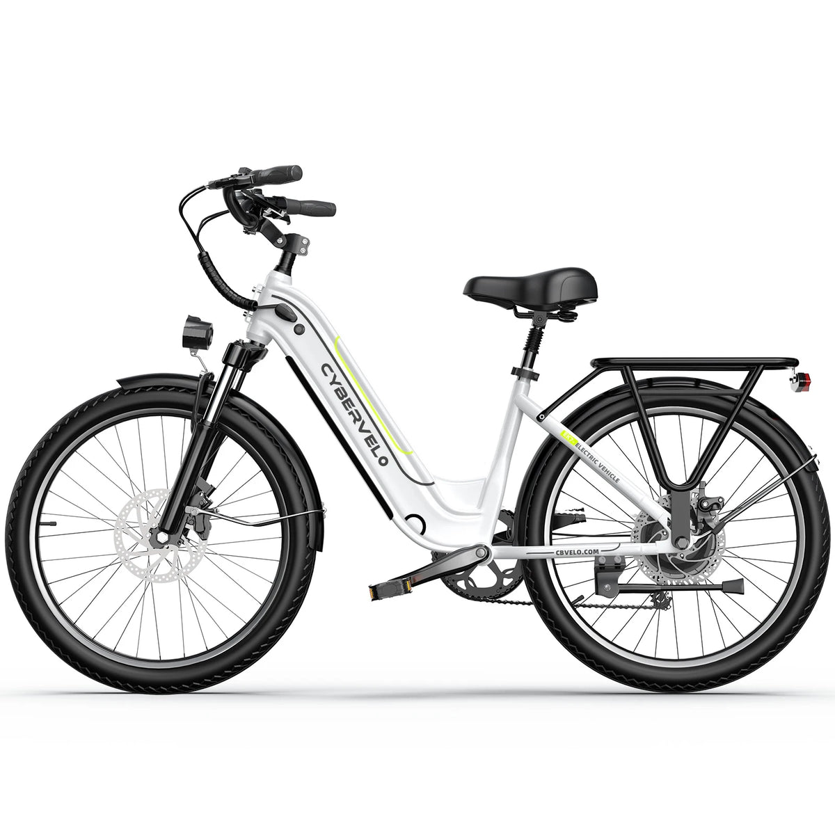 Cybervelo 500W Electric Bike With 48V 25Ah Detachable Battery Pack