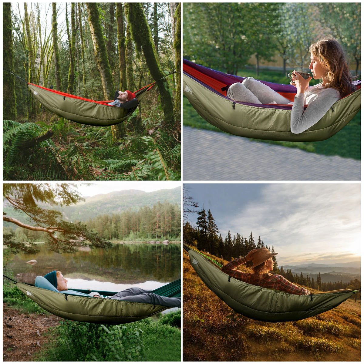 Night Cat Lightweight Insulated Camping Hammock Underquilt