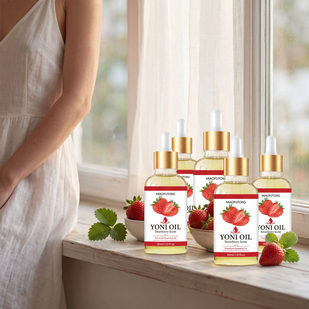 Strawberry Fragrance Intimate Hydrating Essential Oil Daily Use