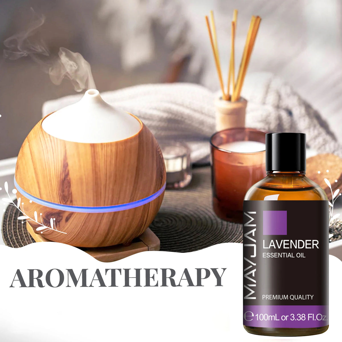 Mayjam Pure Essential Oil Blend Featuring Vanilla And Sweet Orange