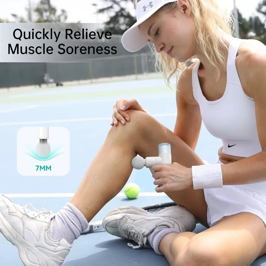 Mini Rechargeable Massage Gun For Back Pain And Facial Mode