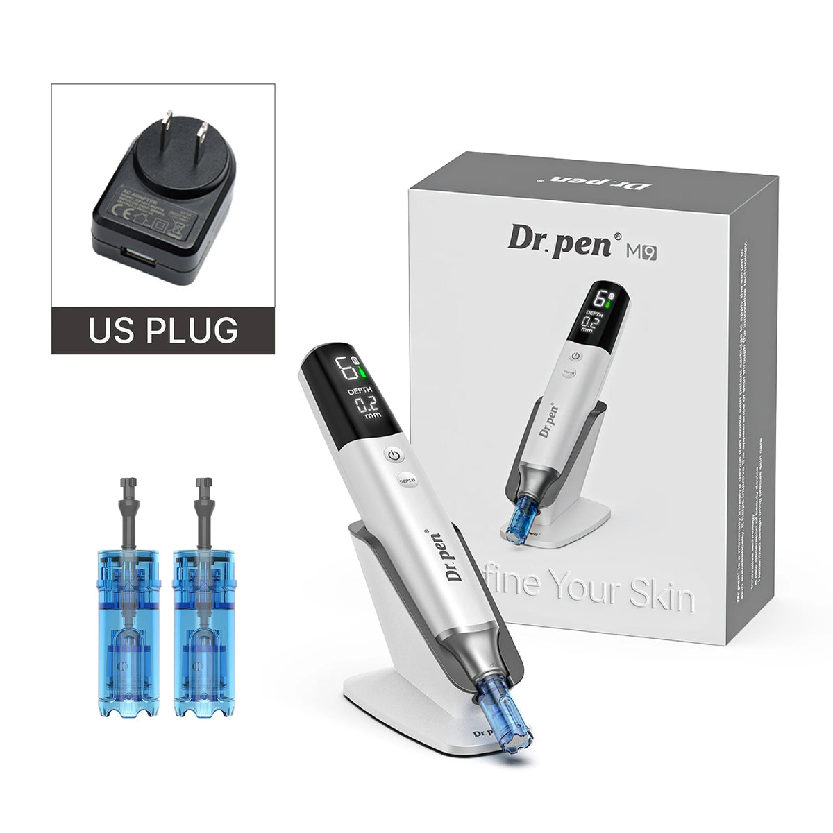 Hello Face Dr Pen M9 Microneedle And M300 Led Mask Combo