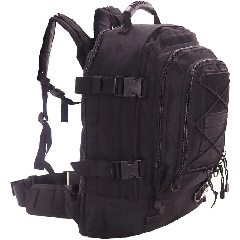 LQARMY Military Tactical Nylon Molle Backpack For Hiking Camping