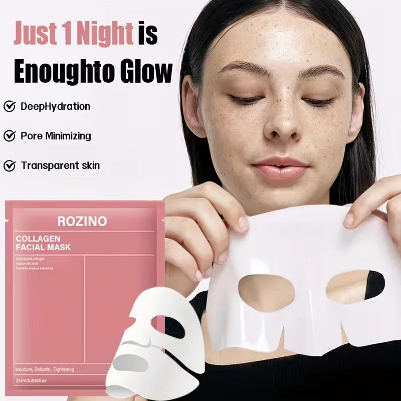 Rozino Hydrating Bio Collagen Face Masks For All Skin Types