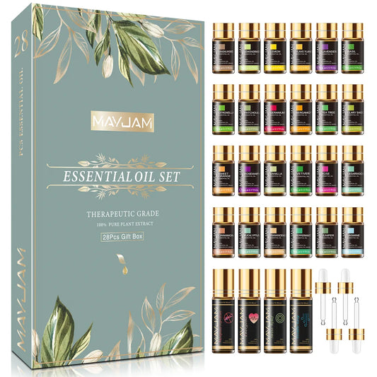 Mayjam Pure Essential Oil Gift Set For Aromatherapy
