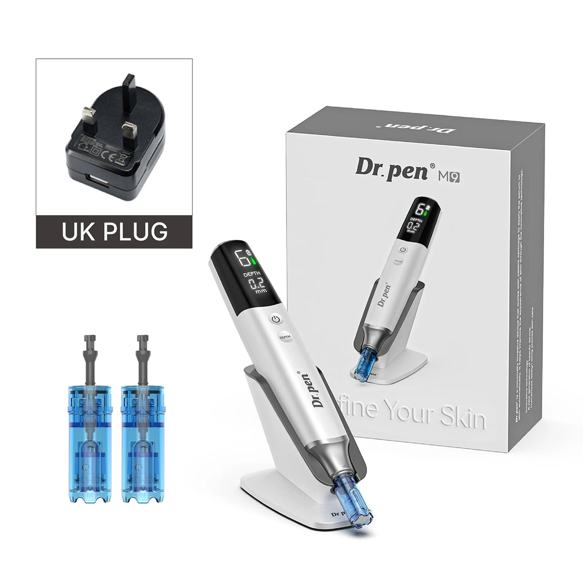 Hello Face Dr Pen M9 Microneedle And M300 Led Mask Combo