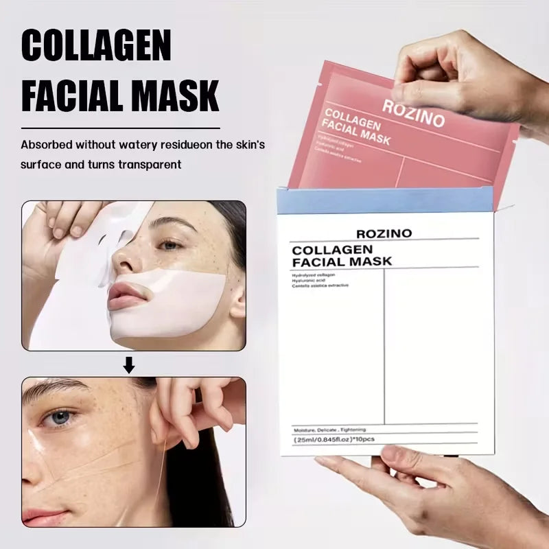 Rozino Hydrating Bio Collagen Face Masks For All Skin Types