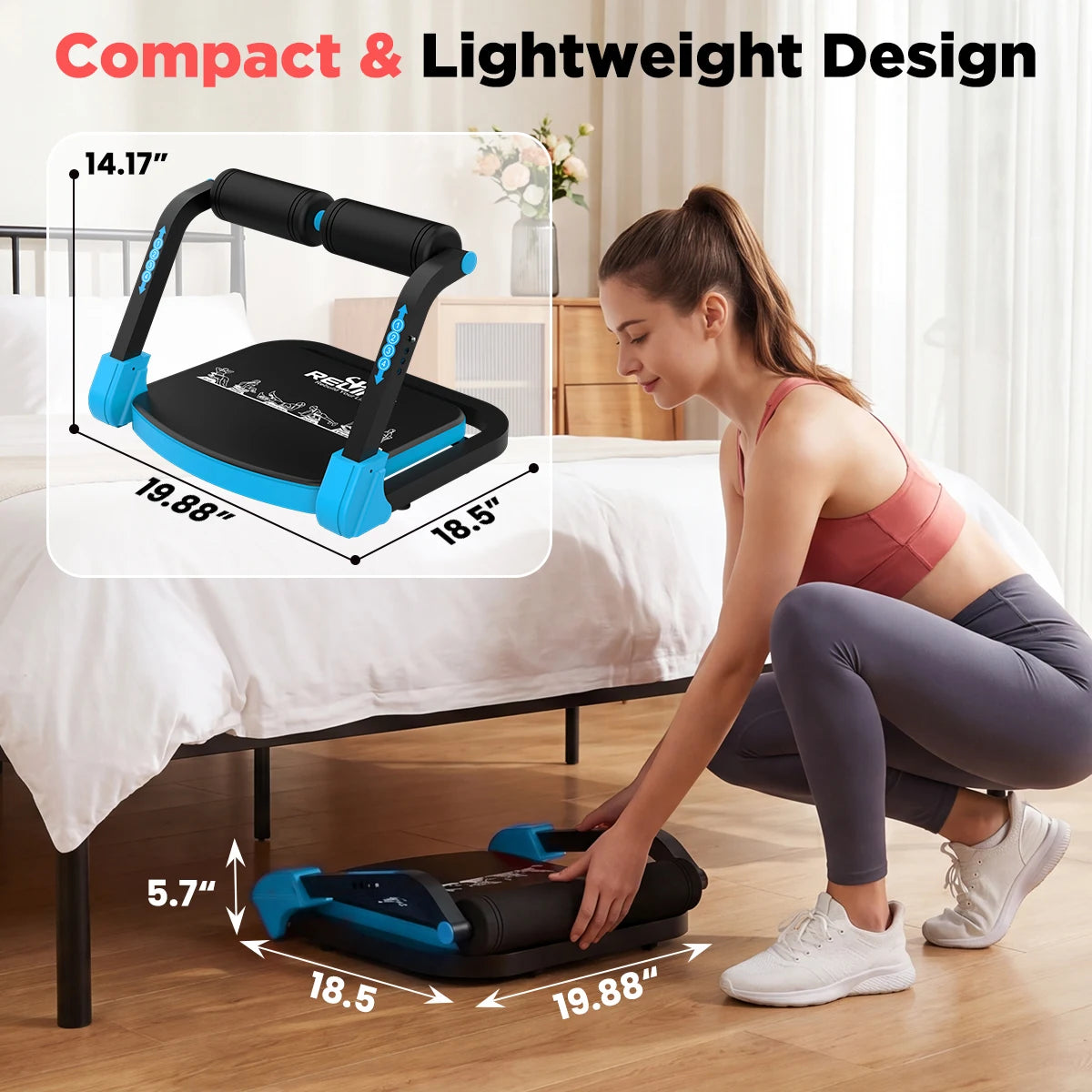 Adjustable Core Training Machine With Automatic Rebound