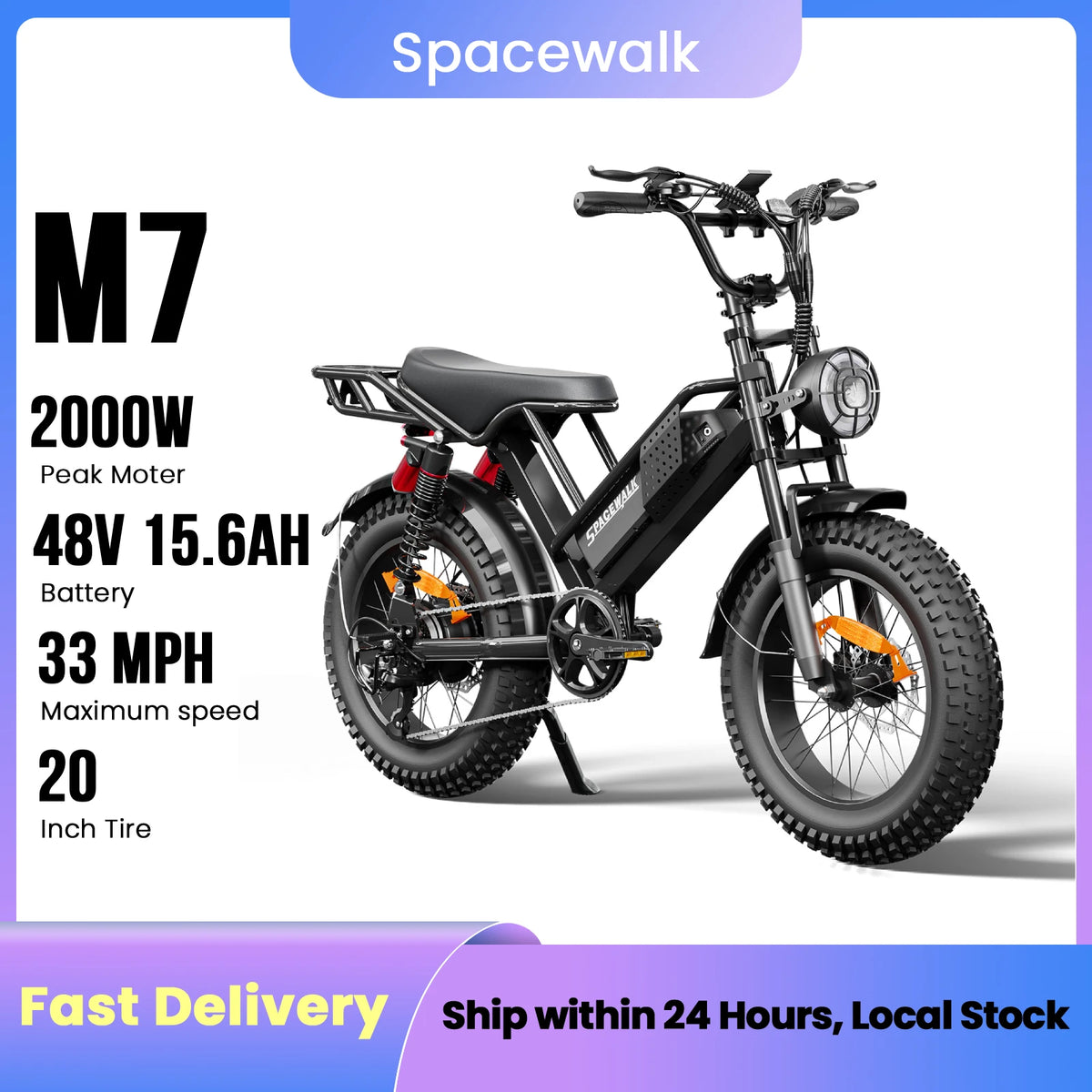 Spacewalk 2000W M7 Electric Dirt Bike All Terrain Adventure